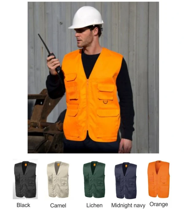 Result RS45 Work-Guard Safari Waistcoat
